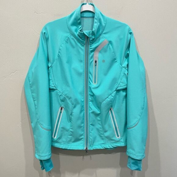 Athleta Jackets & Blazers - Athleta Women’s Turquoise Blue Softshell Jacket